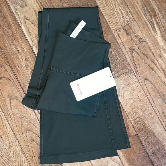 NWT LULULEMON Groove Pant Flare High Waist army Green olive NULU size 4 perfect - Picture 5 of 11